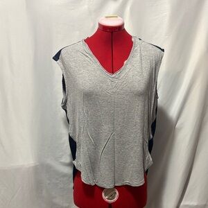 Joe Fresh Gray and Navy Muscle Tee MM57